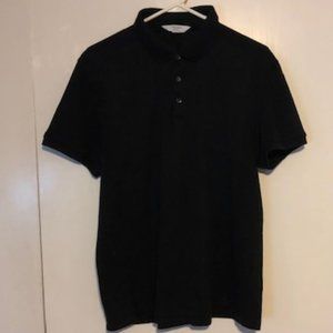 Black men's Calvin Klein Body Fit Polo Shirt size Large short sleeves
